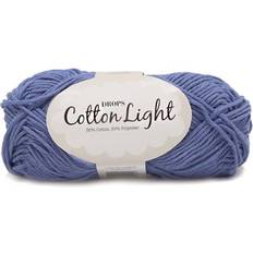 Drops Design Cotton Light Uni Colour blå klokke 105m