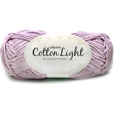Drops Design Cotton Light Uni Colour Ljus Syren 105m