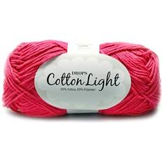Drops Design Cotton Light Uni Colour Cerise 105m