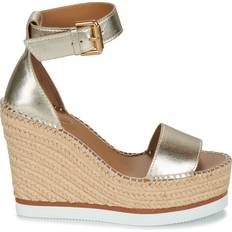 See by Chloé Glyn Espadrille Wedge - Gold