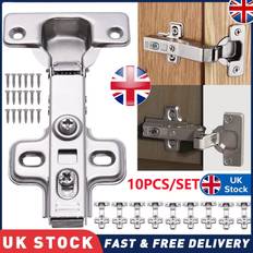 10pcs Full Overlay 35mm Soft Close Hinges