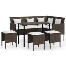 vidaXL 318582 Conjunto de Sala de Exterior, 1 Mesa incl. 1 Sofás