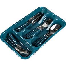 Blue Cutlery Trays Urban Living Blue with Utensils Holder Cutlery Tray
