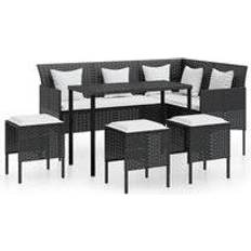 vidaXL 318582 Ensemble de Salon d'Extérieur, 1 Table incluse 1 Canapés