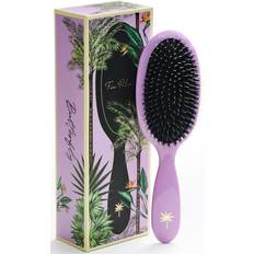 Fan Palm Hair Brush Medium Butterfly