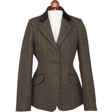 Wool Outerwear Shires Kid's Aubrion Saratoga Jacket - Green Check