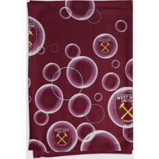 Textiles Dreamtex Forever Blowing Bubbles Polar Blanket Burgundy Blankets Multicolour