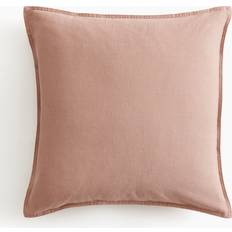 H&M Linen Cushion Cover Pink (50x50cm)