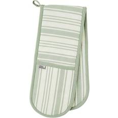 Textiles Ulster Weavers Sage Stripe Double Oven Glove Green Pot Holders