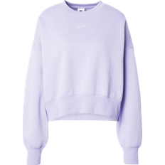 Nike Sportswear Phoenix Fleece Over Oversized Crew Neck Sweatshirt Women's - Lilac Ice/Sail