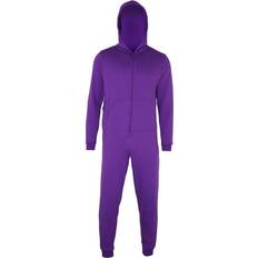 L Pyjamases Children's Clothing Colortone Comfy Co Plain All In One Onesie - Purple