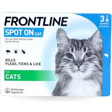 Frontline Pets Frontline Spot On Flea and Tick Treatment for Cats 3x0.5ml