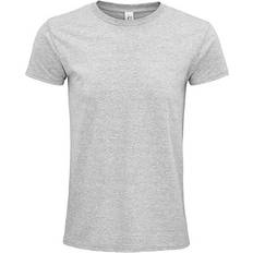 Sol's Epic Round Neck Fitted Jersey T-shirt - Grey Melange