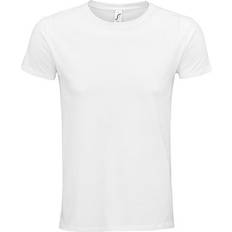 Sol's Epic Round Neck Fitted Jersey T-shirt - White