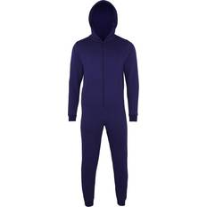 L Pyjamases Children's Clothing Colortone Comfy Co Plain All In One Onesie - Navy