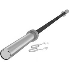 Sportnow Weight Lifting Barbell Bar With Spring Clips