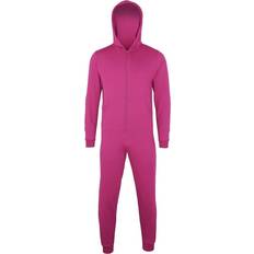 Colortone Comfy Co Plain All in One Onesie - Hot Pink