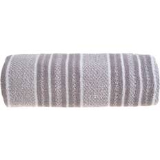 Allure Bath Fashions Stripe Bath Towel Grey (150x90cm)