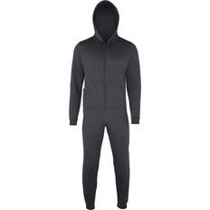 L Pyjamases Children's Clothing Colortone Comfy Co Plain All in One Onesie - Charcoal