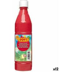 Jovi Tempera Röd Färg 500ml 12 Pack