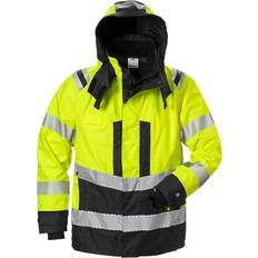 4XL Arbetsjackor Fristads High Vis Airtech Class 3 4515 GTT Shell Jacket - High Vis Yellow/Black