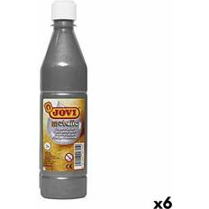 Jovi Tempera Silver 500 ml Metallic 6 Units