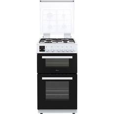 Cookers Hostess DOG50W White 4 Zone Gas Double Oven