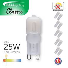 Bell LED Lamps Bell Lighting G9 LED Bulbs 6pk 10pk 2700K Warm White