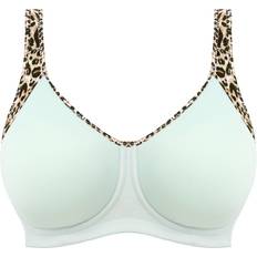 Freya Sonic Moulded Sports Bra - Pure Leopard/Aqua