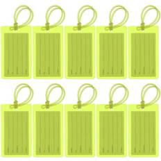 Green Luggage Tags Uxcell 10 Pcs Flexible PVC Luggage Tags Light Green