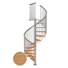Eg Spindeltrapper Dolle Montreal Spiral Eg Olieret Pearl Grey CLASSIC4 14T Ø140