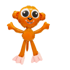 Brown Party Decorations I Love Fancy Dress nflatable Monkey 68cm Ape Chimp Zoo
