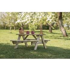 Garden & Outdoor Furniture Kids Picnic Table 4 Seat Green Tint