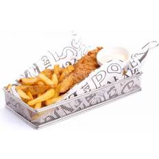 Hendi Servering Hendi Baked Snack Basket Rustfrit Stål 275 x 130 x 45 mm Brødkurv