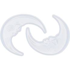 Casting Goolrc 2pcs Silicone Moon Shape DIY Resin Molds