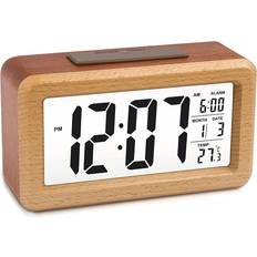 Tlily Wooden Large LED Digital Alarm Clock
