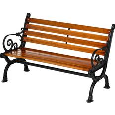 Northio Parkbänk Med Armstöd 120 x 64 x 79 Trädgårdsbänk