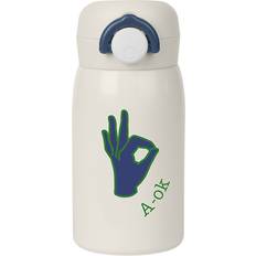 Fabelab Water Bottle Small A-ok Kräm Vattenflaska