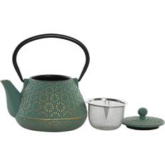 Gröna - Rostfritt stål Tekannor Home ESPRIT Grön Teapot Rostfritt Stål 600 ml Tekanna