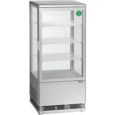 Kühlschränke Bartscher Mini Kühlvitrine 78L Silber