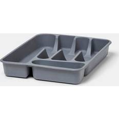 Range Couverts Datil Gris 33 x 26 cm 5 Compartiments