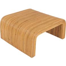Rattan Coffee Tables Sweeek Quadratischer Natürliches Rattan 80cm Couchtisch
