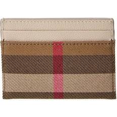 Burberry Card Cases Burberry Check Canvas Leather Card Case