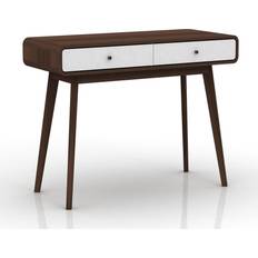 DHP Furniture Cassie Walnut/White Skrivebord 50x120cm