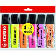 Stabilo Boss Tekstmarker 6 Pk