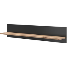 Vicco Amber Brown/Oak Wotan Wandregal 100cm