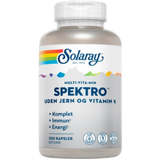 Solaray Spektro Multivitamin Without Iron And Vitamin K 200 stk