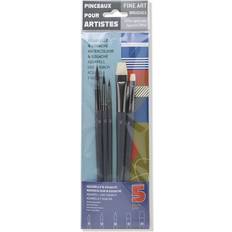 Set of 5 Gouache Watercolor Brushes
