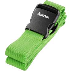 Green Luggage Straps Hama Adjustable Suitcase Luggage Strap 5x200cm Neon