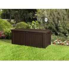 Keter Rockwood Storage 2 Seats Garden Bench
